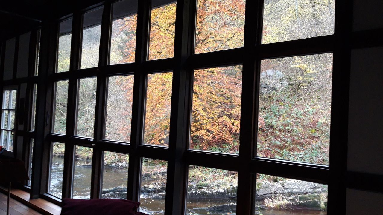 Wohnbereich, Blick auf die Rur Wohnbereich, Blick auf die Rur